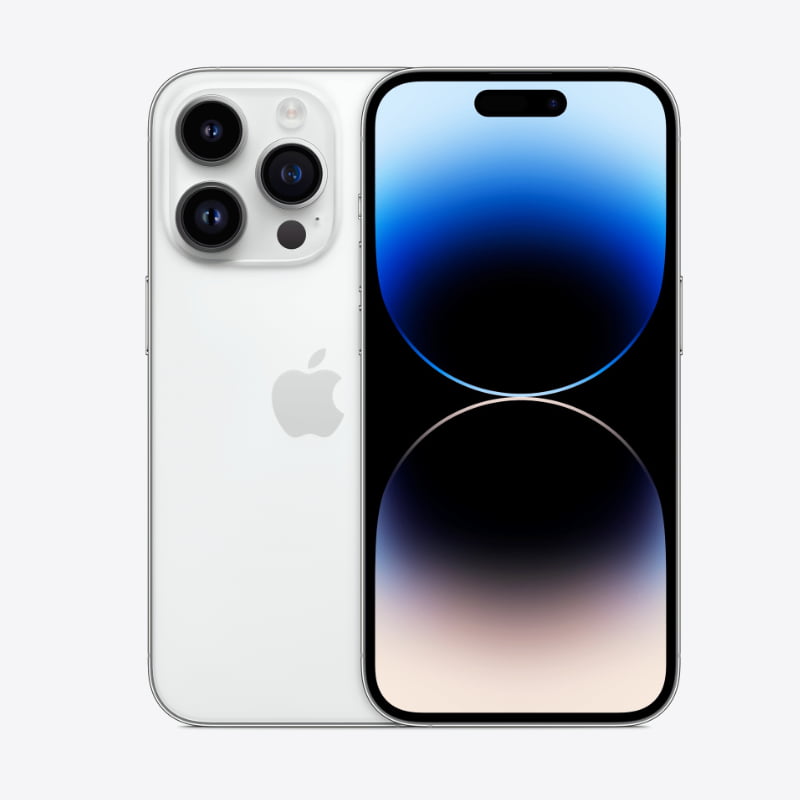 Silver iPhone 14 Pro thumbnail